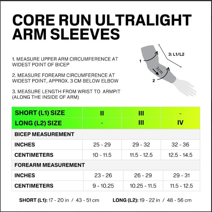 CEP Athletic Compression Forearm Sleeves for Men & Women, Black/Grey II (PAIR) - Image 4